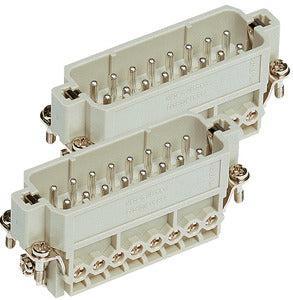 Han A 32-Contact Insert Mâle À Vis 16A - 09200162613, Bricolage & Construction, Électricité & Câbles, Envoi