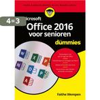 Microsoft Office 2016 voor senioren voor Dummies / Voor, Verzenden, Gelezen, Faithe Wempen