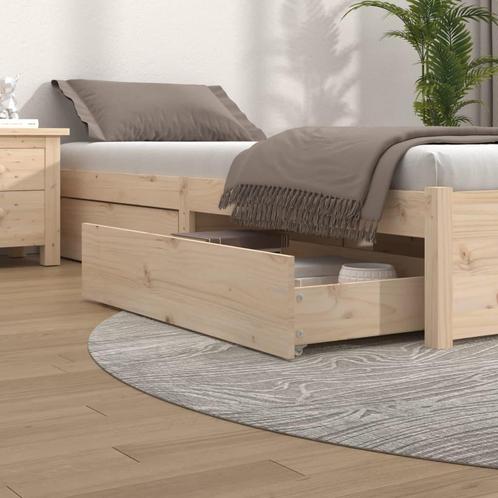 vidaXL Bedlades 4 st massief grenenhout, Huis en Inrichting, Slaapkamer | Bedden, Nieuw, Verzenden