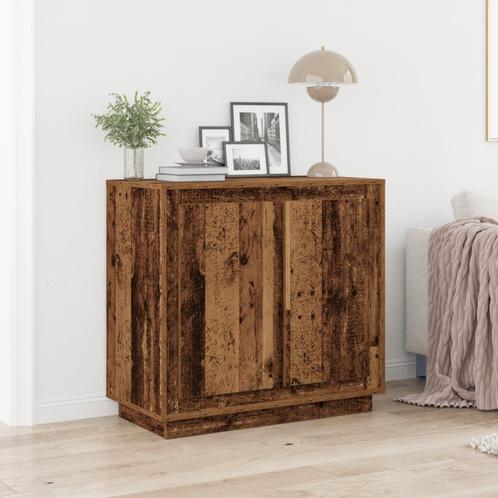 vidaXL Dressoir Oude Hout 80x34x75 cm Gerecycled Hout, Huis en Inrichting, Kasten | Dressoirs, Nieuw, Verzenden