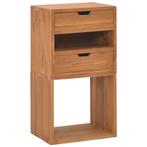 vidaXL Opbergkast 40x30x76 cm massief teakhout, Huis en Inrichting, Kasten | Overige, Verzenden, Nieuw