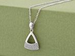 Zonder Minimumprijs - Ketting met hanger - 14 karaat Witgoud