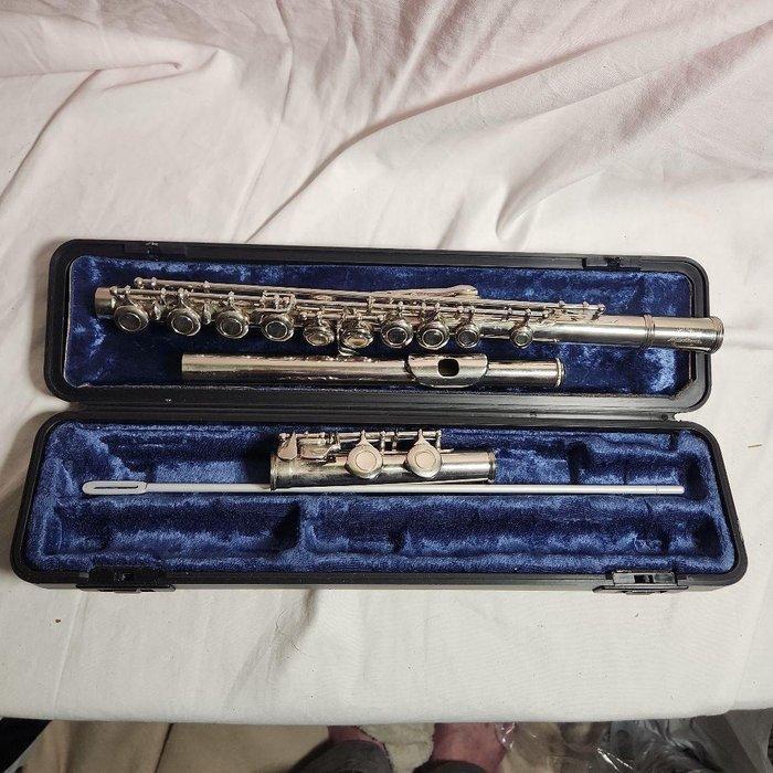 Maxtone - “By French Engineer” Silver-Tone Concert Flute, Muziek en Instrumenten, Blaasinstrumenten | Blokfluiten