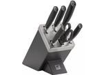 Zwilling All Star Messenblok 7-delig - met slijpfunctie, Huis en Inrichting, Verzenden, Zo goed als nieuw