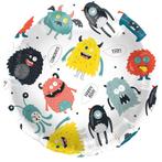 Helium Ballon Happy Birthday Monsters Leeg 45cm, Verzenden