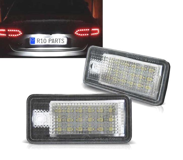 ÉCLAIRAGE PLAQUE D´IMMATRICULATION LED POUR AUDI A3 A4 A6 Q7, Auto-onderdelen, Verlichting, Verzenden