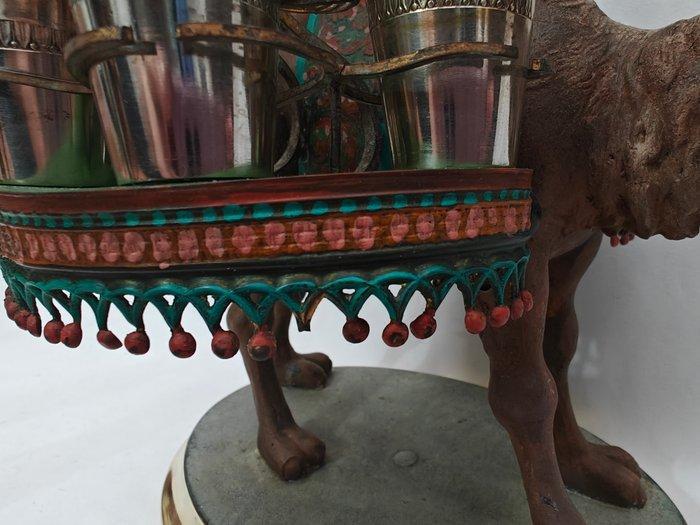 Drankservies - Messing, Glas, Metaal, Zilver, Antiek en Kunst, Antiek | Overige Antiek