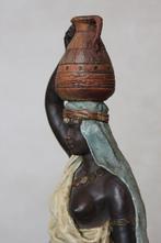 Goldscheider - Sculpture, Porteuse deau - 48 cm - Terre, Antiek en Kunst