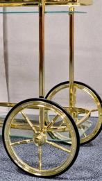 Serveerwagen - Messing, Nieuw