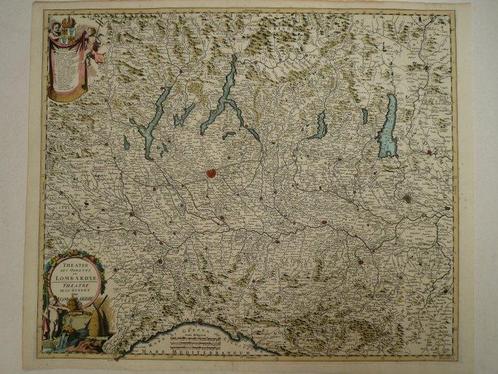 Europe - Italie / Milan / Bergame / Brescia; J. Dumont -, Boeken, Atlassen en Landkaarten