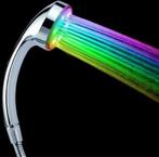 LED RGB 7 kleuren douche kop douchekop kleurendouche chroom, Nieuw, Verzenden