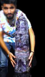 Massieve Auralite-23 “Super 7” Crystal Stone – Uiterst, Verzamelen, Mineralen en Fossielen