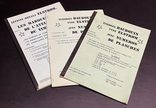 Literatuur 1980/1983 - Studie Type Elstrøm - Roi Baudoin -, Postzegels en Munten, Postzegels | Europa | België