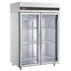 Vrieskast | 1430L (2/1 GN) | RVS | -10°C/-18°C | Geforceerd, Verzenden