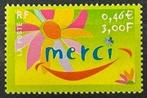 Frankrijk  - € 0,46 “Merci”, variëteit ZONDER de zwarte, Postzegels en Munten, Gestempeld