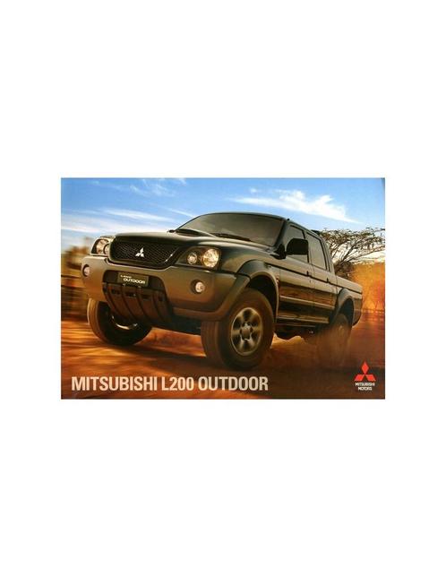 2012 MITSUBISHI L200 OUTDOOR BROCHURE PORTUGEES, Boeken, Auto's | Folders en Tijdschriften, Ophalen of Verzenden