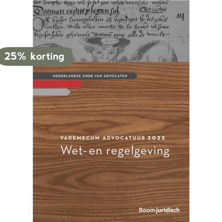 Vademecum Advocatuur 2022 9789462126602, Boeken, Wetenschap, Gelezen, Verzenden