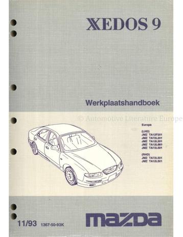 1993 MAZDA XEDOS 9 WERKPLAATSHANDBOEK NEDERLANDS