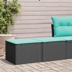 vidaXL 2-delige Loungeset met kussens poly rattan acacia, Tuin en Terras, Tuinsets en Loungesets, Verzenden, Nieuw, Loungeset