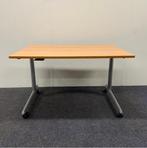 Tweedehands ahrend bureau 120x80 cm, hoogte instelbaar,, Gebruikt, Bureau