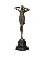 Sculpture en Bronze Danseuse de Scarabée par H.B. Chyparus, Antiek en Kunst, Ophalen of Verzenden
