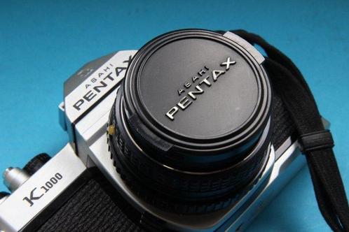 Pentax K1000 + M 2/50mm + National P2006 flash + bag |, Audio, Tv en Foto, Fotocamera's Analoog