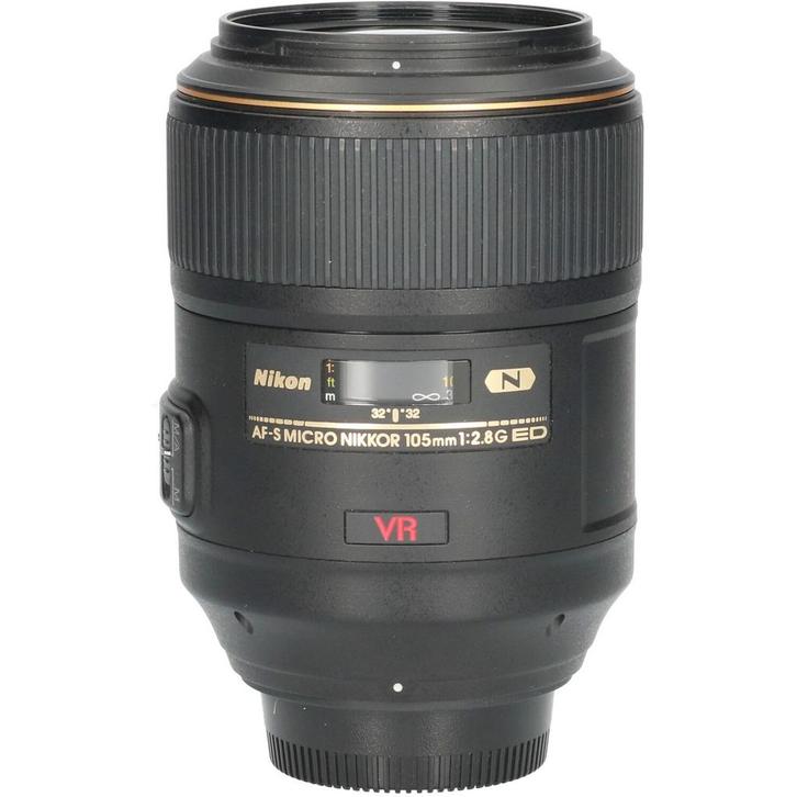 Tweedehands Nikon AF-S 105mm f/2.8G IF ED VR Micro CM4782, Audio, Tv en Foto, Foto | Lenzen en Objectieven, Macrolens, Gebruikt