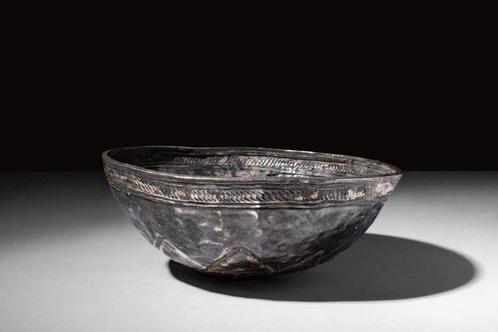 Sasanien Bol en argent décoré dune étoile géométrique (Sans, Antiek en Kunst, Antiek | Overige Antiek