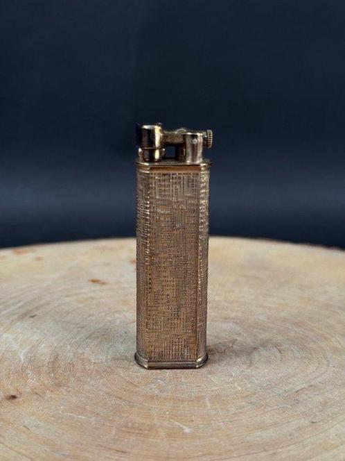 Dunhill - Rollgas Lighter - Briquet - Plaqué or, Verzamelen, Rookartikelen, Aanstekers en Luciferdoosjes