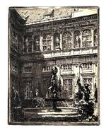 Luigi Kasimir (1881-1962) - Residenzhof in München, Antiek en Kunst