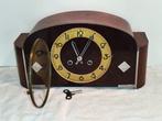 Pendule - Glas, Hout, Messing - 1920-1930, Antiek en Kunst, Antiek | Klokken