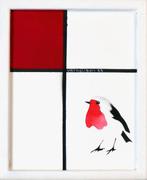 Jos Verheugen - Free after Mondrian, with Robin (A224, mixed