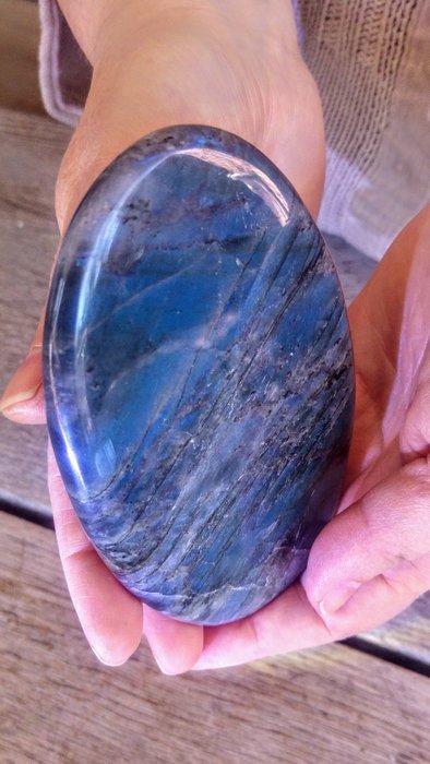 labradoriet Helderder koningsblauw - turquoise kameleon, Verzamelen, Dierenverzamelingen