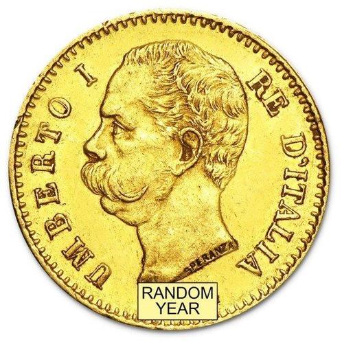 Italië. 20 Lire Italian 20 Lire Gold Coin (Random Years), Postzegels en Munten, Edelmetalen en Baren