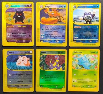 WOTC Pokémon - 6 Card - Expedition - ITA - Gengar Reverse -
