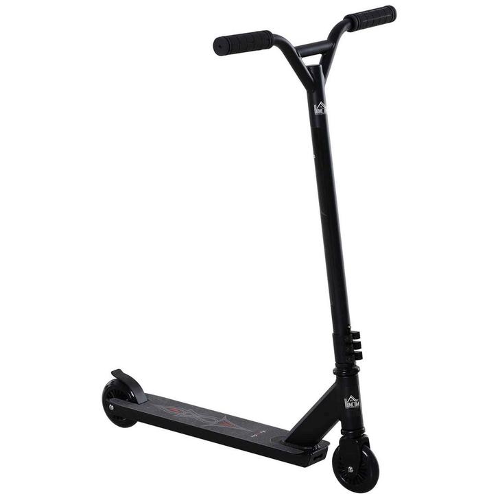 Stuntstep  - Freestyle Tricks – Aluminium Frame - Zwart, Fietsen en Brommers, Steps, Nieuw, Ophalen of Verzenden