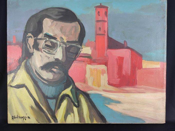 Achille Sdruscia (1910-1994) - Ritratto maschile, Antiek en Kunst, Kunst | Schilderijen | Klassiek