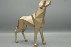 Beeldje - Golden dog - Polyresin