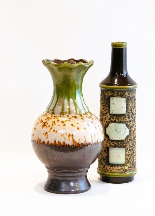 BAY en Ü-Keramik (Uebelacker), West Germany - Vaas (2) -, Antiquités & Art, Antiquités | Verre & Cristal