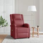 vidaXL Massagestoel kunstleer wijnrood, Huis en Inrichting, Stoelen, Verzenden, Nieuw