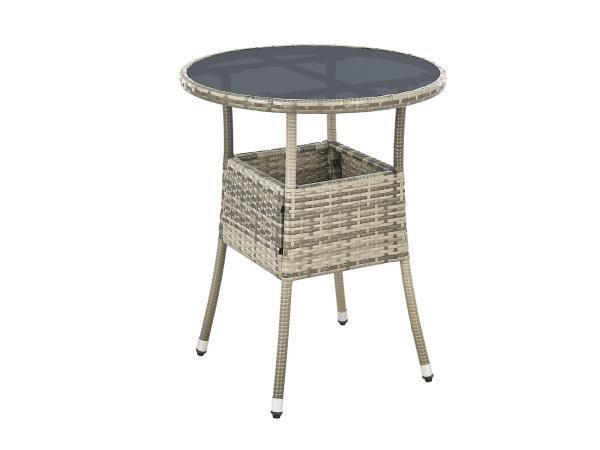 Veiling - Polyrotan Tuintafel / Bijzettafel / Balkontafel Yo, Jardin & Terrasse, Tables de jardin