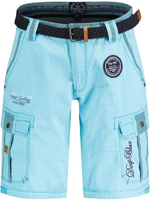 Geographical Norway Heren Bermuda Met Riem Paillette, Kleding | Heren, Broeken en Pantalons, Verzenden