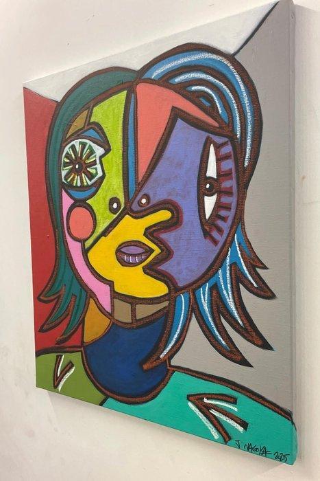 Jim Nagoya - Le Baiser, Antiek en Kunst, Kunst | Schilderijen | Modern