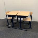 Complete school set van 55 stuks tafels + stoelen (stip, Vijf, Zes of meer stoelen, Gebruikt, Hout
