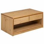 Eiken SAUDA Salontafel 99x55cm | Retour Deal 55% Voordeel..., Huis en Inrichting, 50 tot 100 cm, Verzenden, Nieuw, 50 tot 100 cm