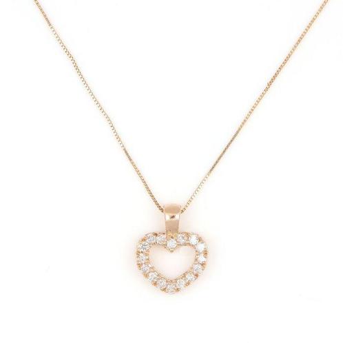 Zonder Minimumprijs - Ketting met hanger - 18 karaat, Handtassen en Accessoires, Antieke sieraden