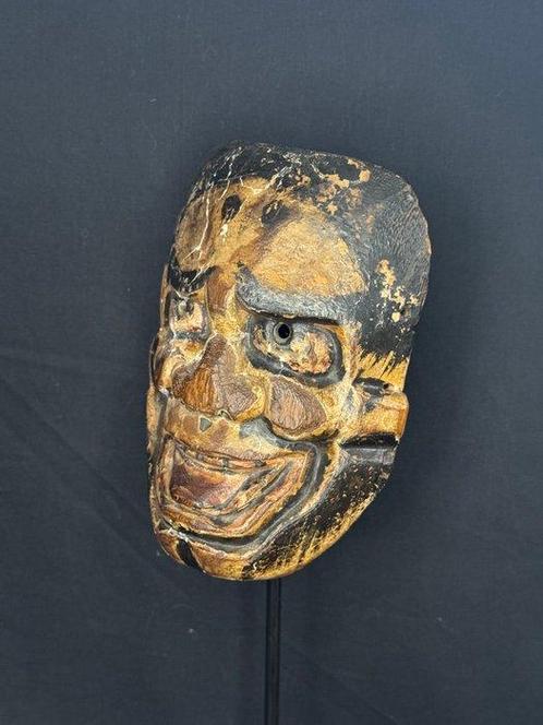 Noh masker - Onimen van hout - Vroege Edo periode, Antiek en Kunst, Antiek | Overige Antiek