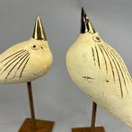 Ewa Budzowska - NO RESERVE- 2 BIRD- (decorated 24 carat