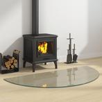 vidaXL Glasplaat voor open haard halfrond 1200x600 mm, Doe-het-zelf en Bouw, Verzenden, Nieuw
