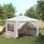vidaXL Partytent 3x3 m wit, Tuin en Terras, Partytenten, Verzenden, Nieuw